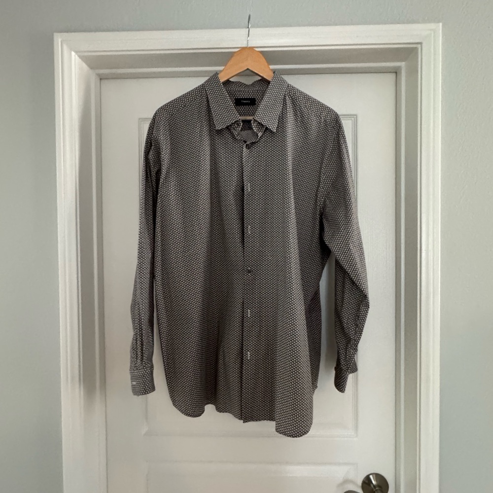 Theory nice multi color dress shirt